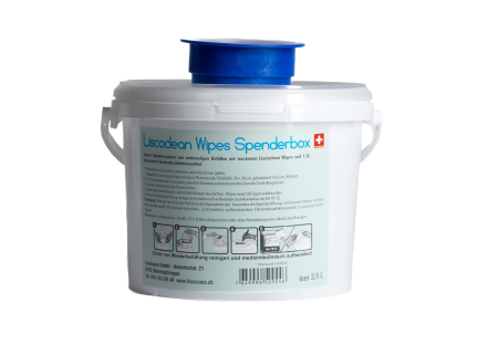 LISCOCLEAN Wipes bo&#238;te distributeur 3.5l vide